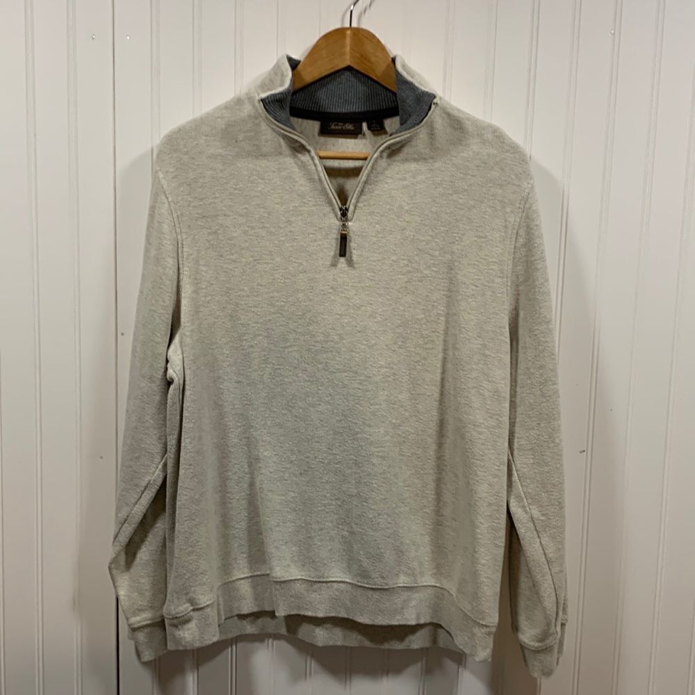 Tasso Elba quarter zip jacket